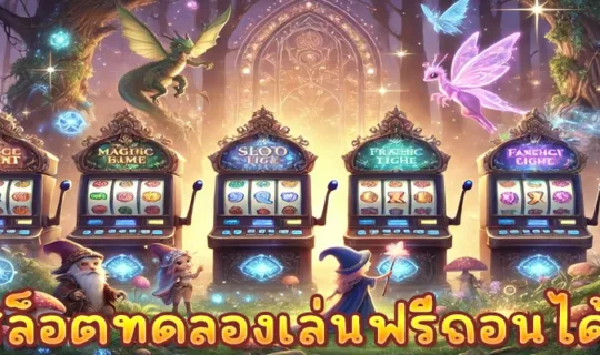 สล็อตทดลองเล่นฟรีถอนได้
