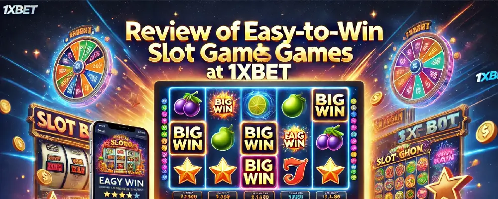 รีวิวเกม สล็อตแตกง่าย 1xbet