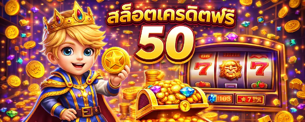 สล็อตเครดิตฟรี 50